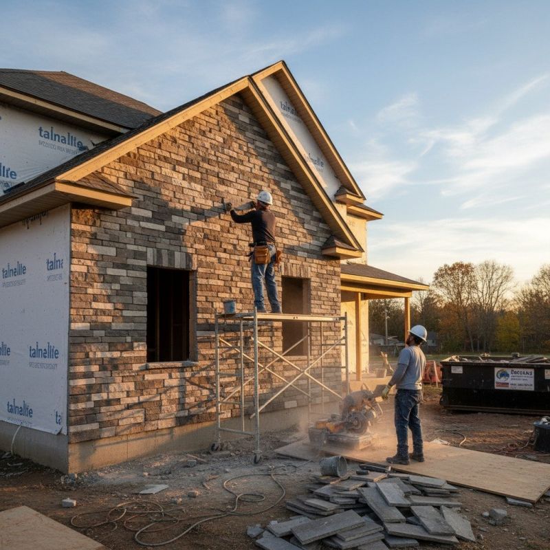Stone Siding Installation